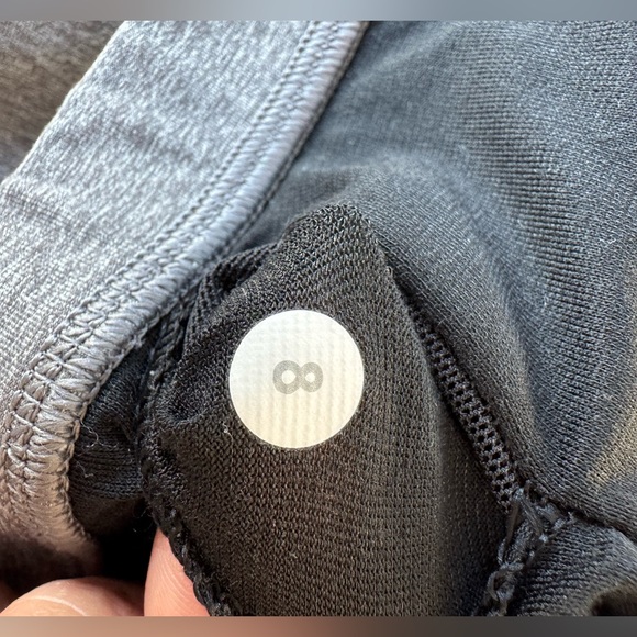 lululemon athletica | women trinity high neck sports bra grey 8 - Picture 6 of 6